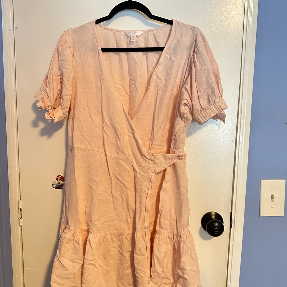 LC Lauren Conrad Blush Midi Dress